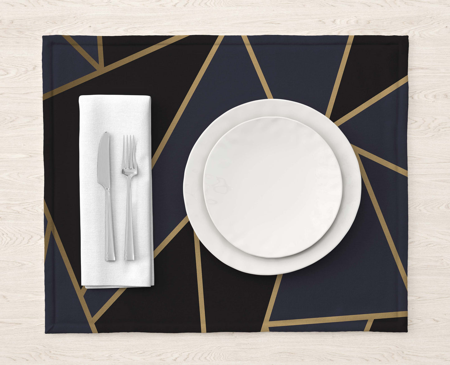 Buy Luxurious Black & Gold Table Mats & Runners | Online Pakistan